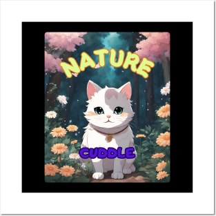 Cat Nature Cuddle Posters and Art